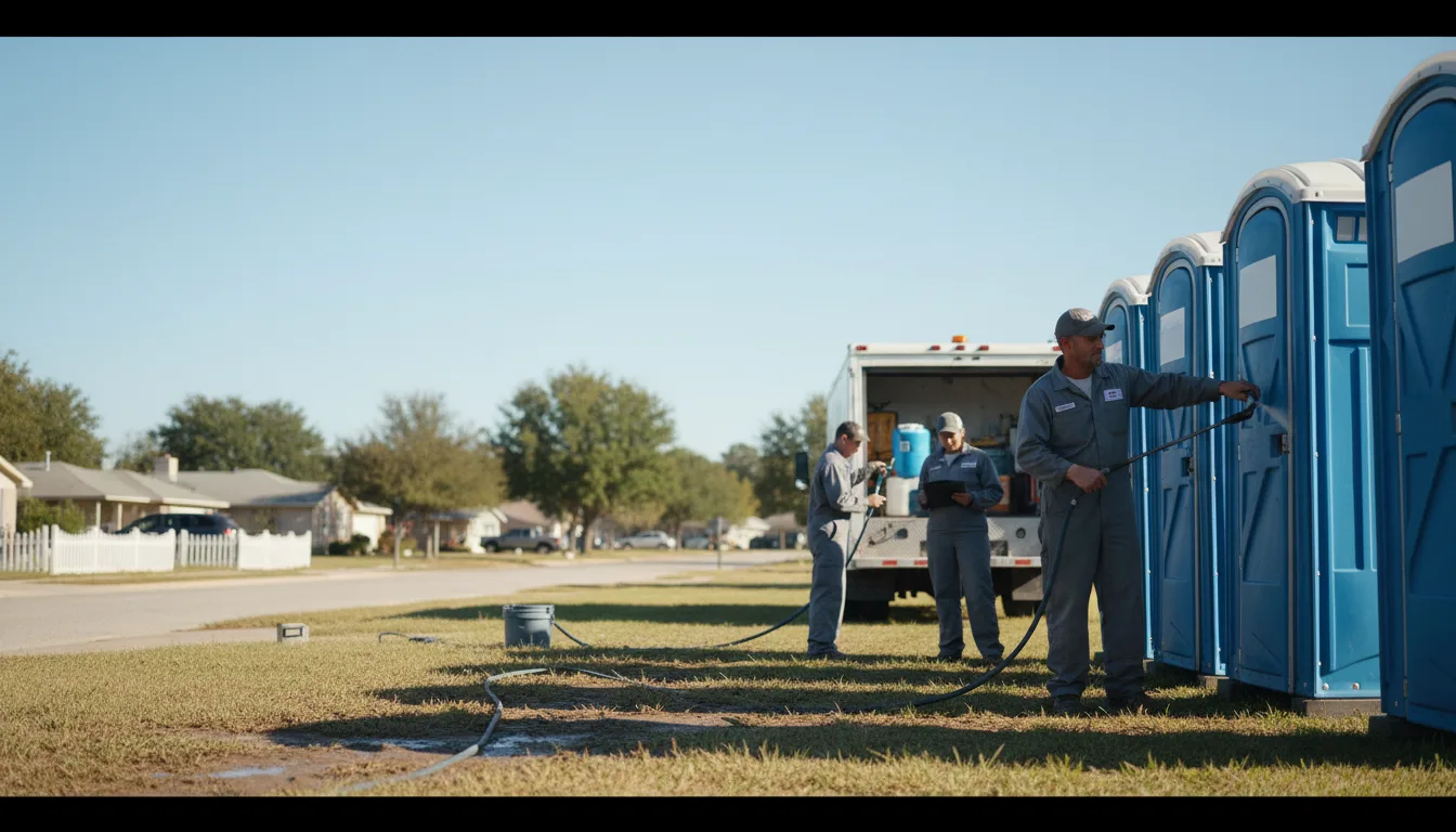 Long-Term Portable Toilet Rental in Umbarger, TX near me